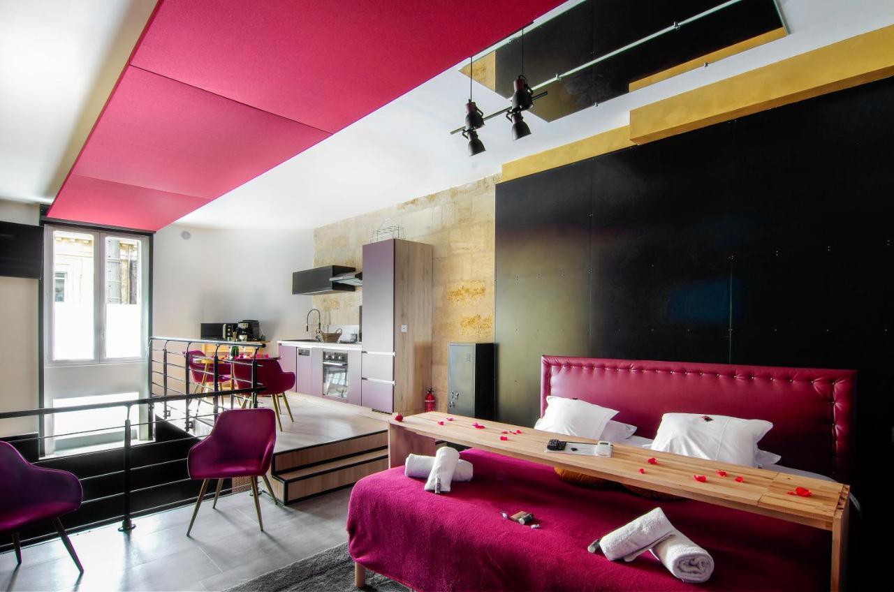 Mieuxqualhotel Jacuzzi Privatif Love Room ボルドー エクステリア 写真